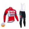 Tenue Maillot M/L + Collant à Bretelles Hiver Thermal Fleece 2022 Lotto Soudal N001